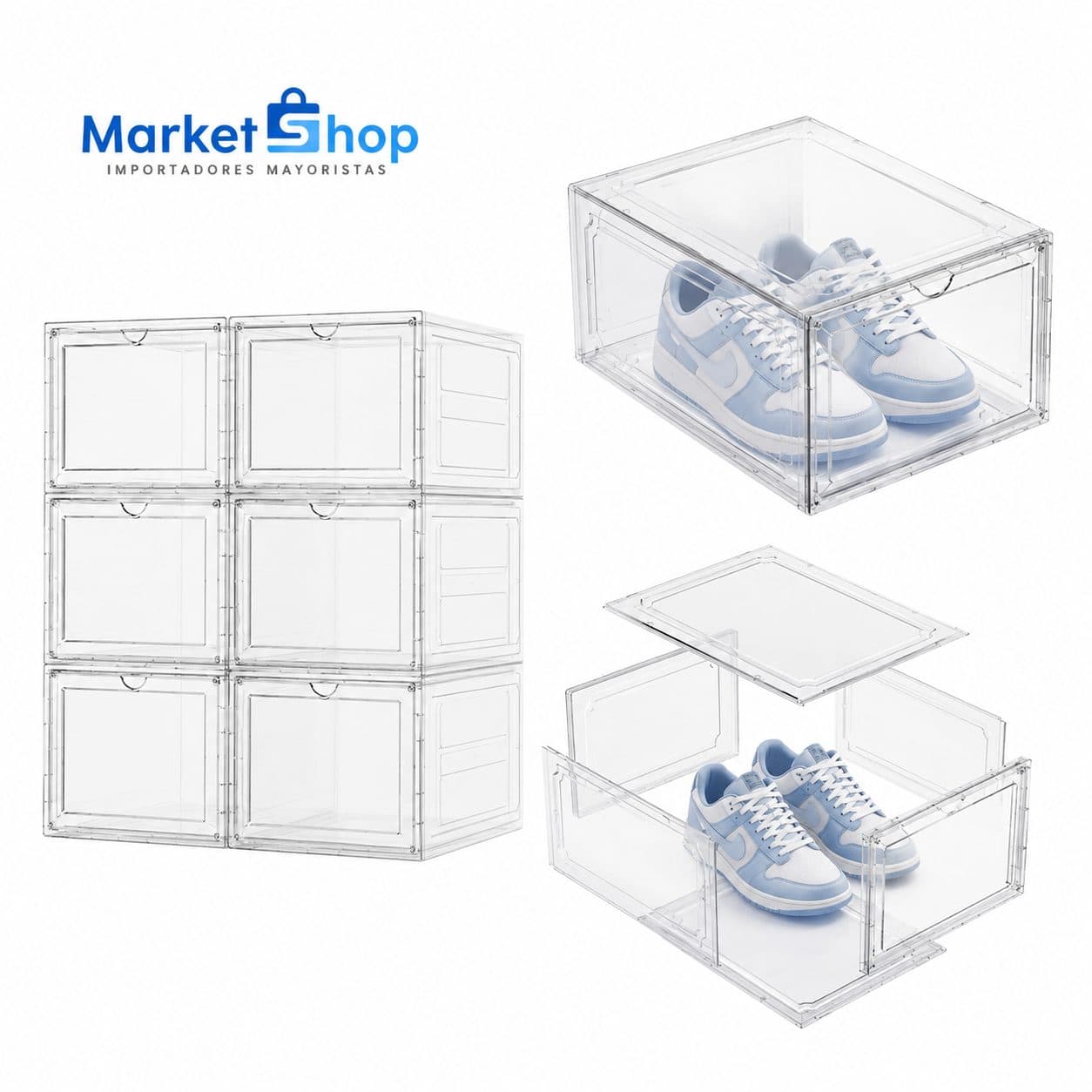 CAJA ACRILICA ORGANIZADORA MULTIUSOS