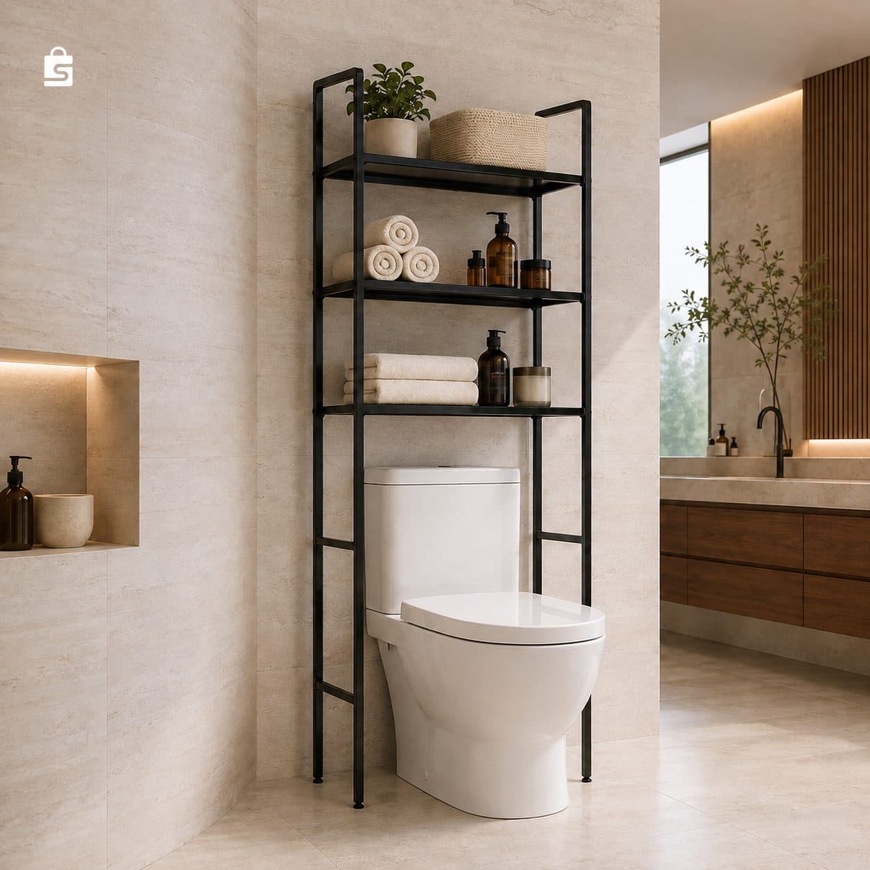 ORGANIZADOR DE BAÑO 3 NIVELES